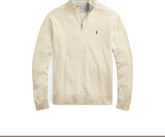 Polo half zip knitwear εκρού