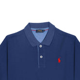 Polo πικέ Ralph Lauren μπλε ραφ
