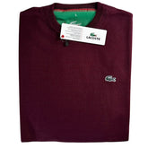 Πλεχτό βαμβακερό Lacoste Μπορντώ