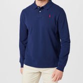 Polo πικέ Ralph Lauren μπλε σκούρο