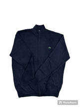 Lacoste Πλεχτή Ζακέτα με μάλλινη επένδυση μπλε σκουρο