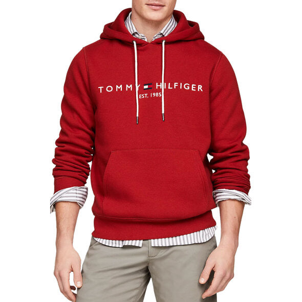 Hoodie με κουκούλα Tommy Κόκκινο